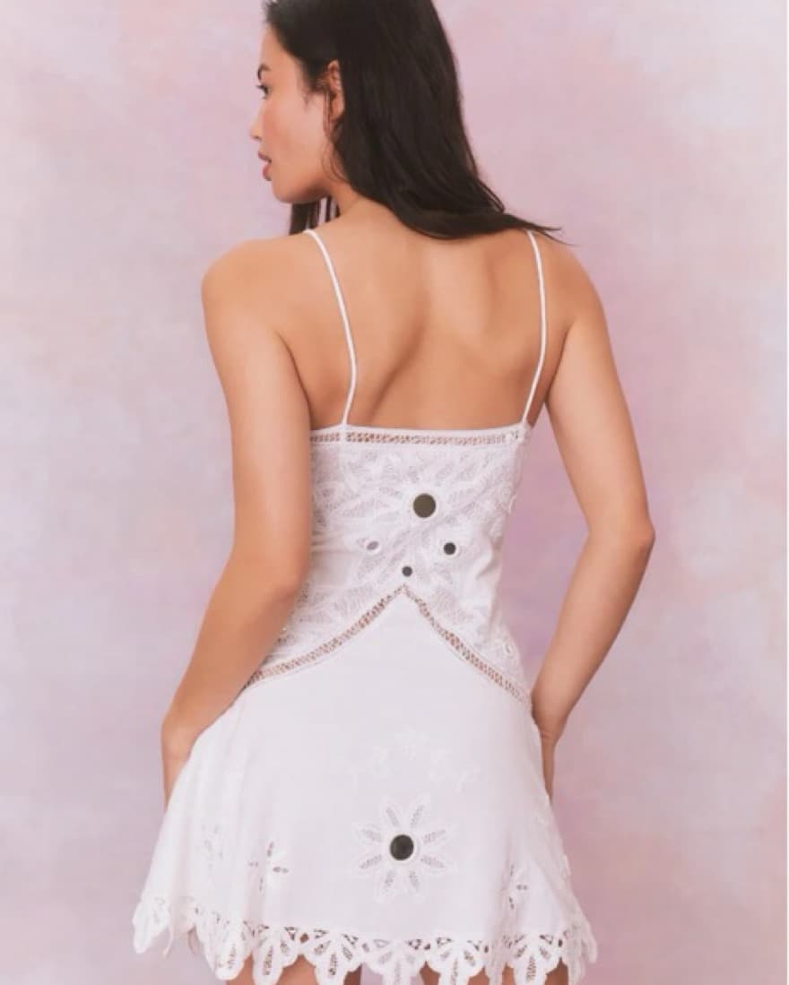 LoveShackFancy Brealynn Mini Dress - Image 3