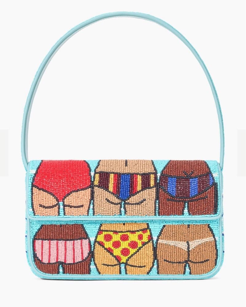Staud Beaded Bag In Beach Bums - Image 1
