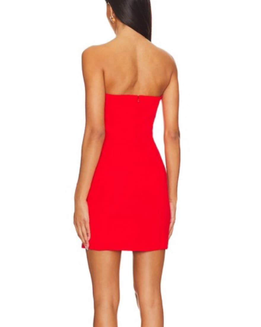 Amanda Uprichard RevolveRed Mini Dress - Image 2