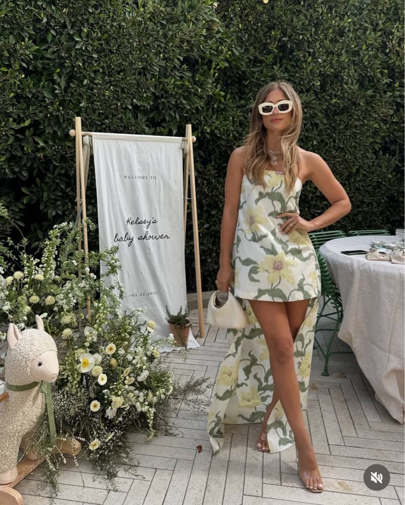 Rebecca taylor Elegant Floral Mini Dress - Image 1