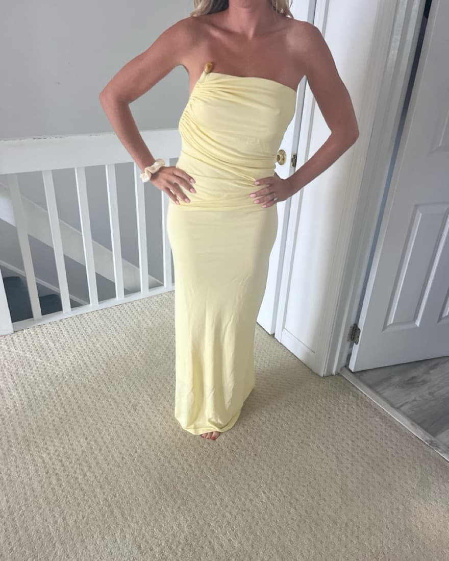 Christopher Esber Yellow Gown - Image 4