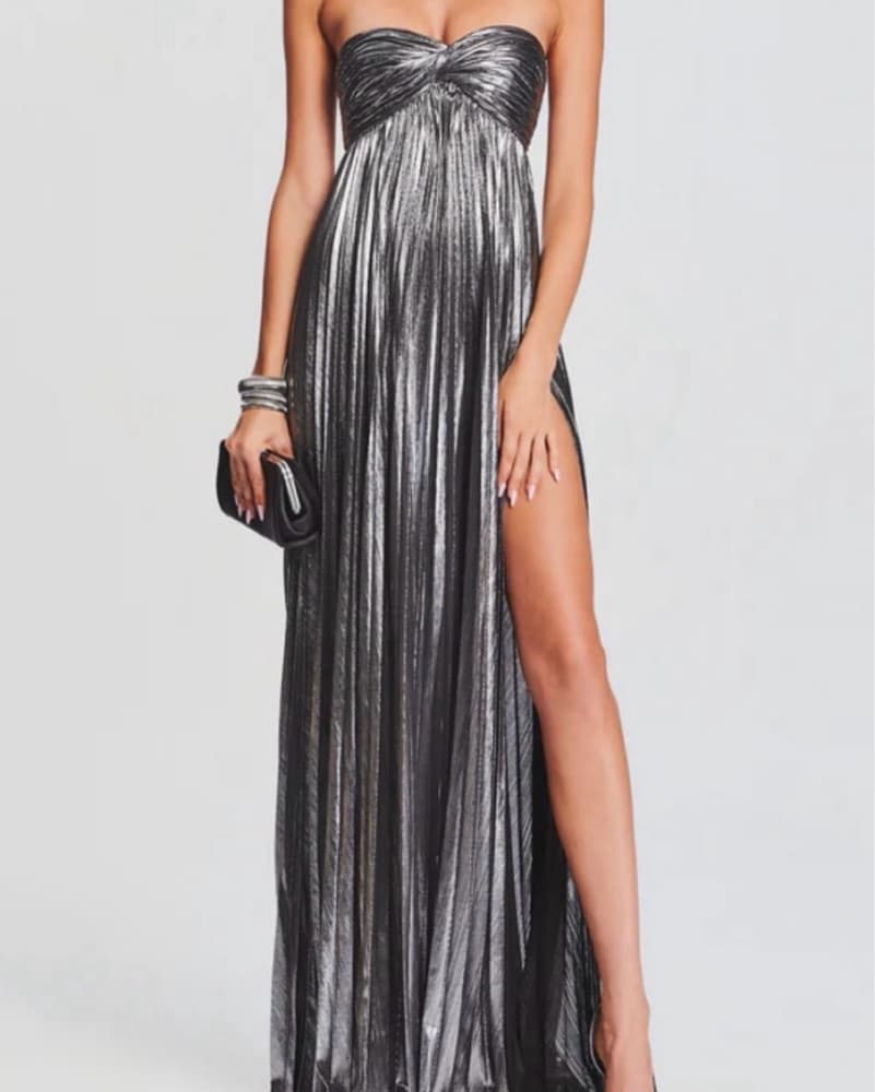 Retrofête ZOA DRESS Gunmetal - Image 1