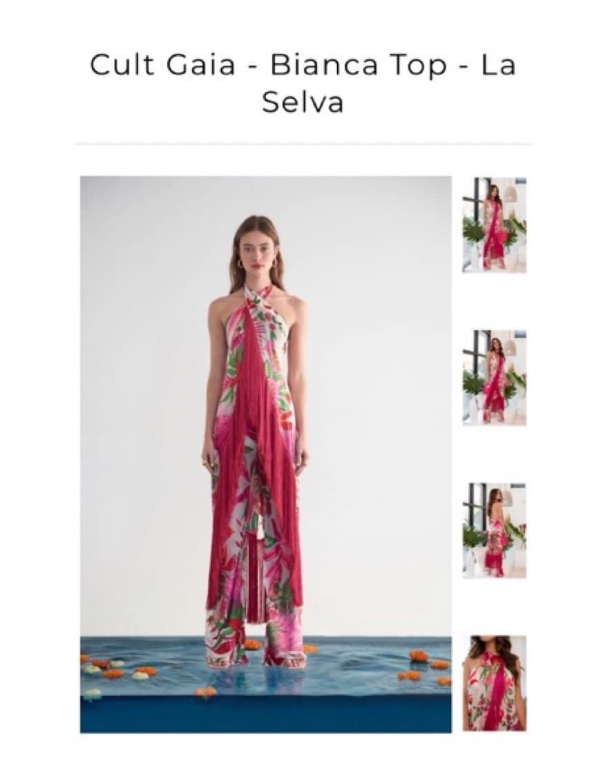 Cult Gaia Bianca Fringe Sarong + Panta - Image 1