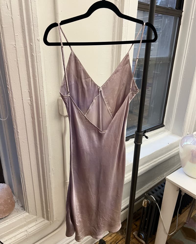 SVNR Vee Mini Slip Dress - Image 2