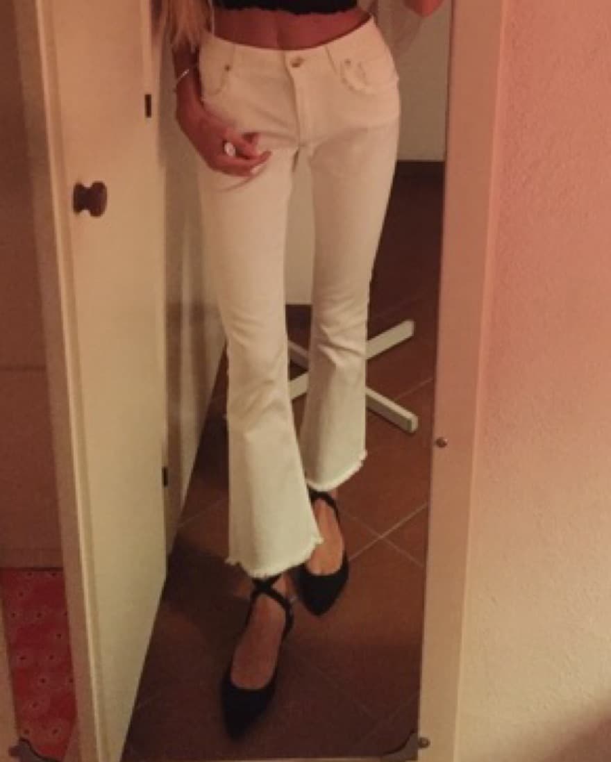 Etro Flare Leg White Jeans - Image 2