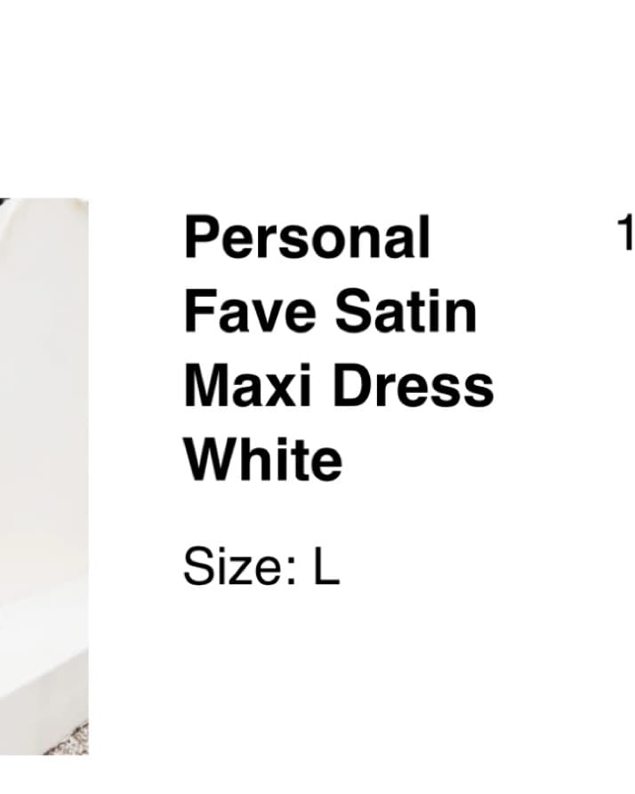 Gorgeous White Satin Maxi Dress - Image 2