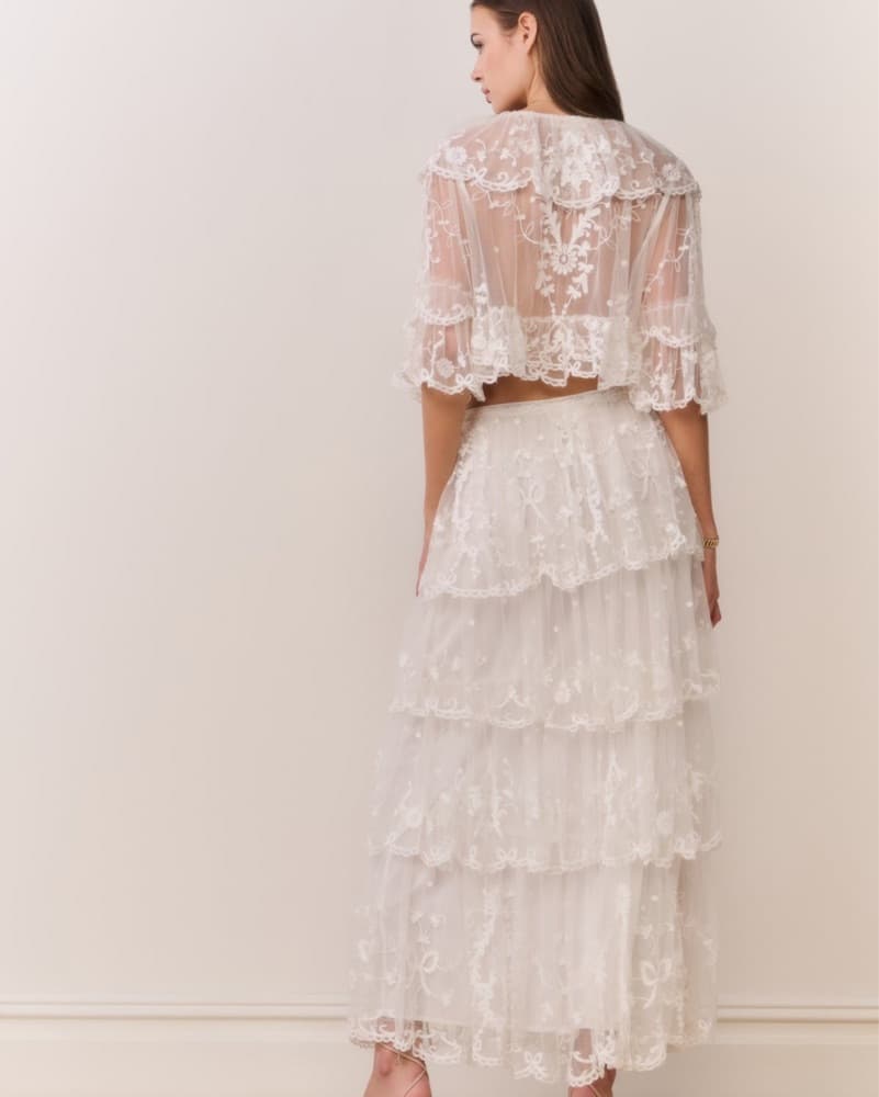 LoveShackFancy White Two Piece Set   - Image 5