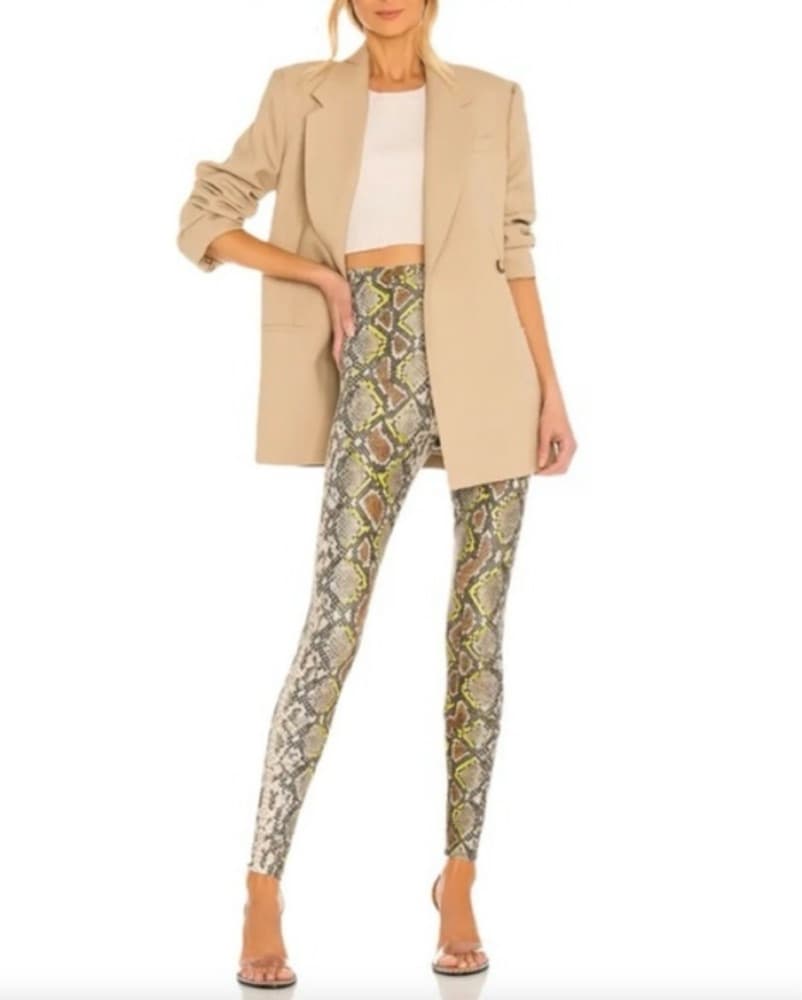 Commando Snake Faux Leather Leggings - Image 1