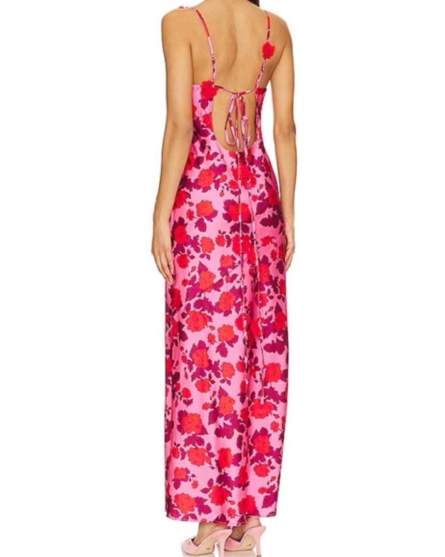 Huda Maxi Dress in Pink - Image 2