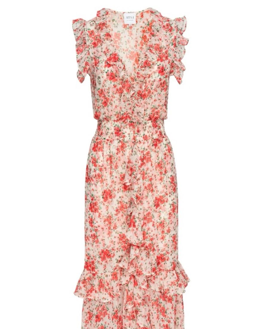 Revolve Misa Floral Ruffle Dress - Image 2