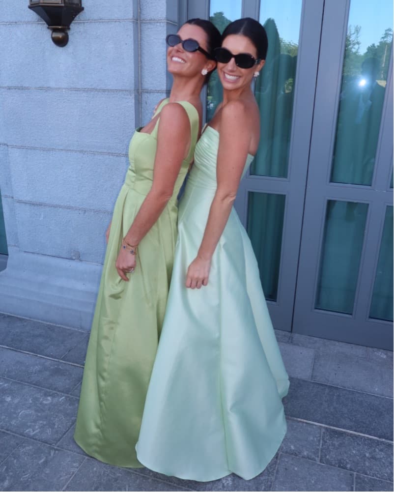 Elegant Mint Green Dress - Image 2