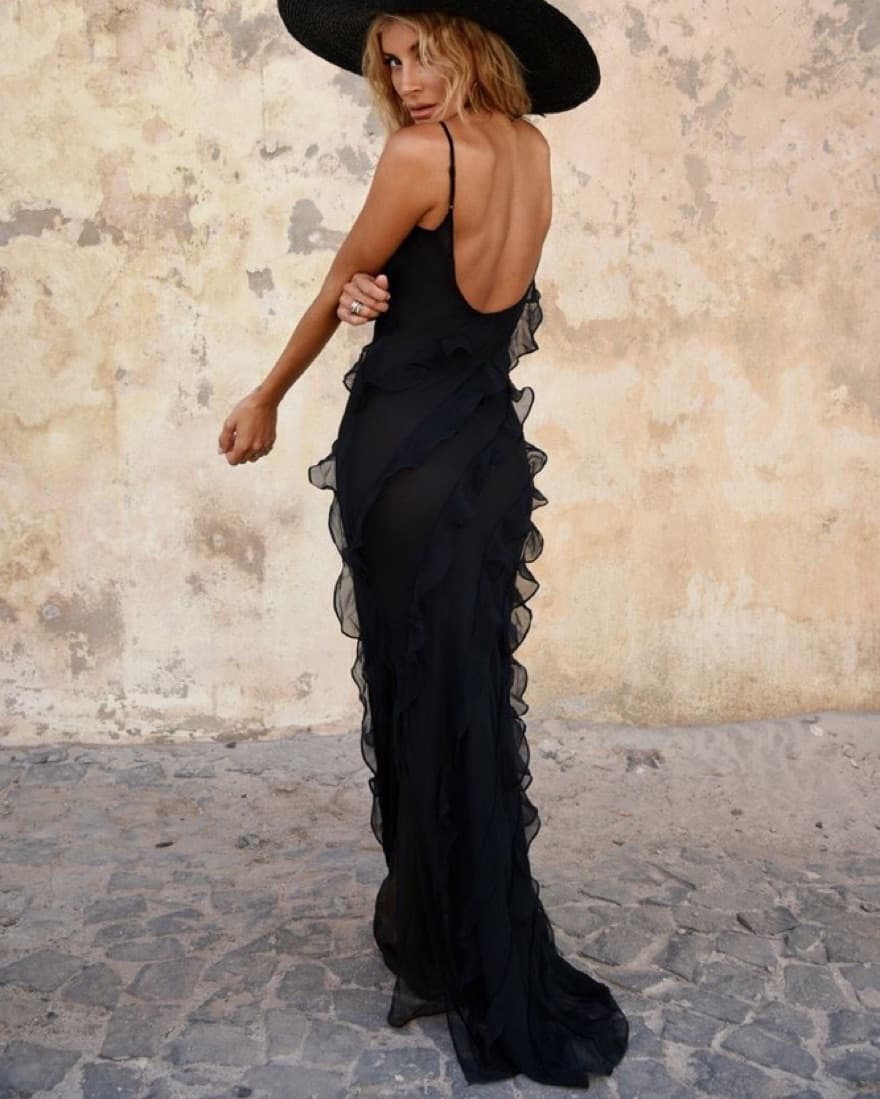 Rat & Boa Selena Chiffon Maxi Dress - Image 2