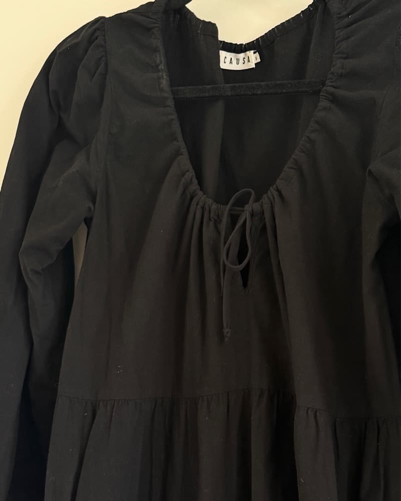 La Causa Linen Long Sleeve Maxi Dress - Image 3