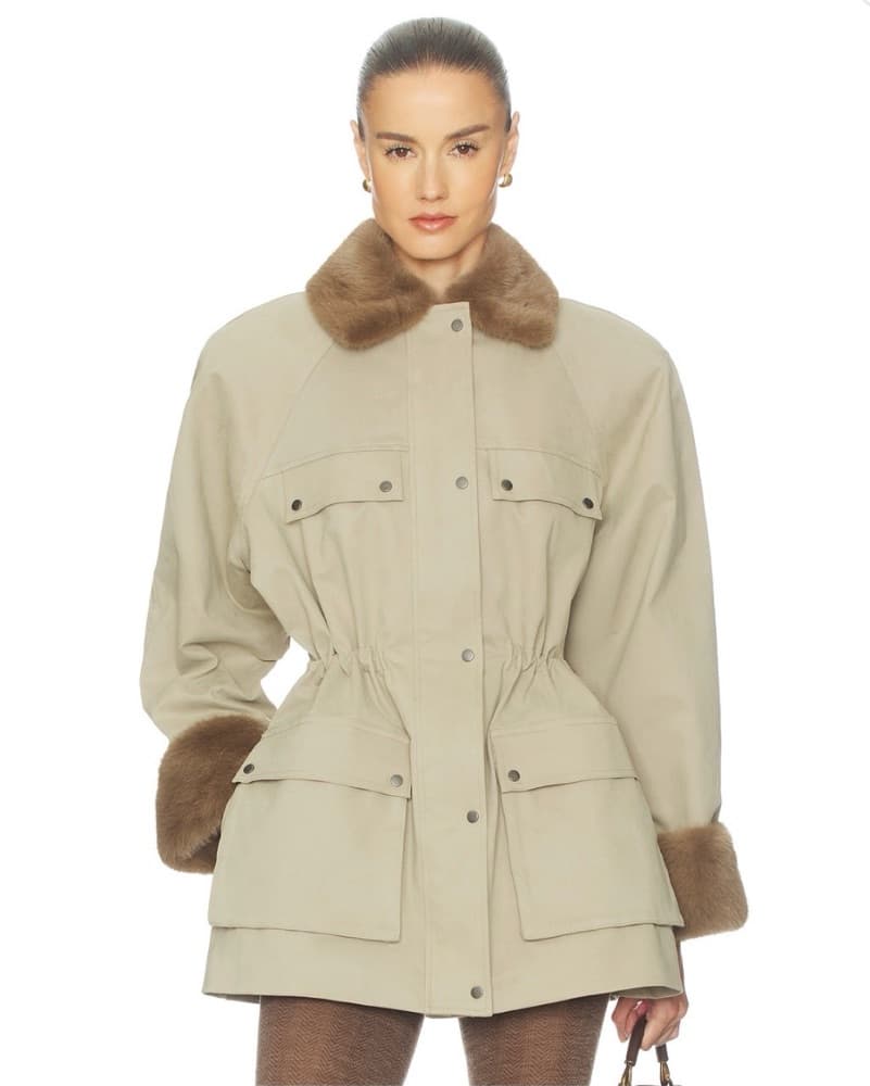 Helsa Fur Trim Jacket  - Image 1
