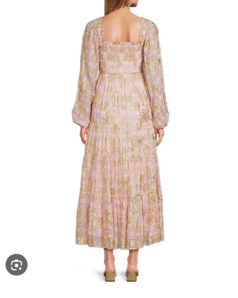 A Loves ALurex Metallic Trellis Dress - Image 2