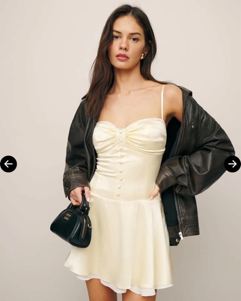Reformation Ursula Silk Dress - Image 1