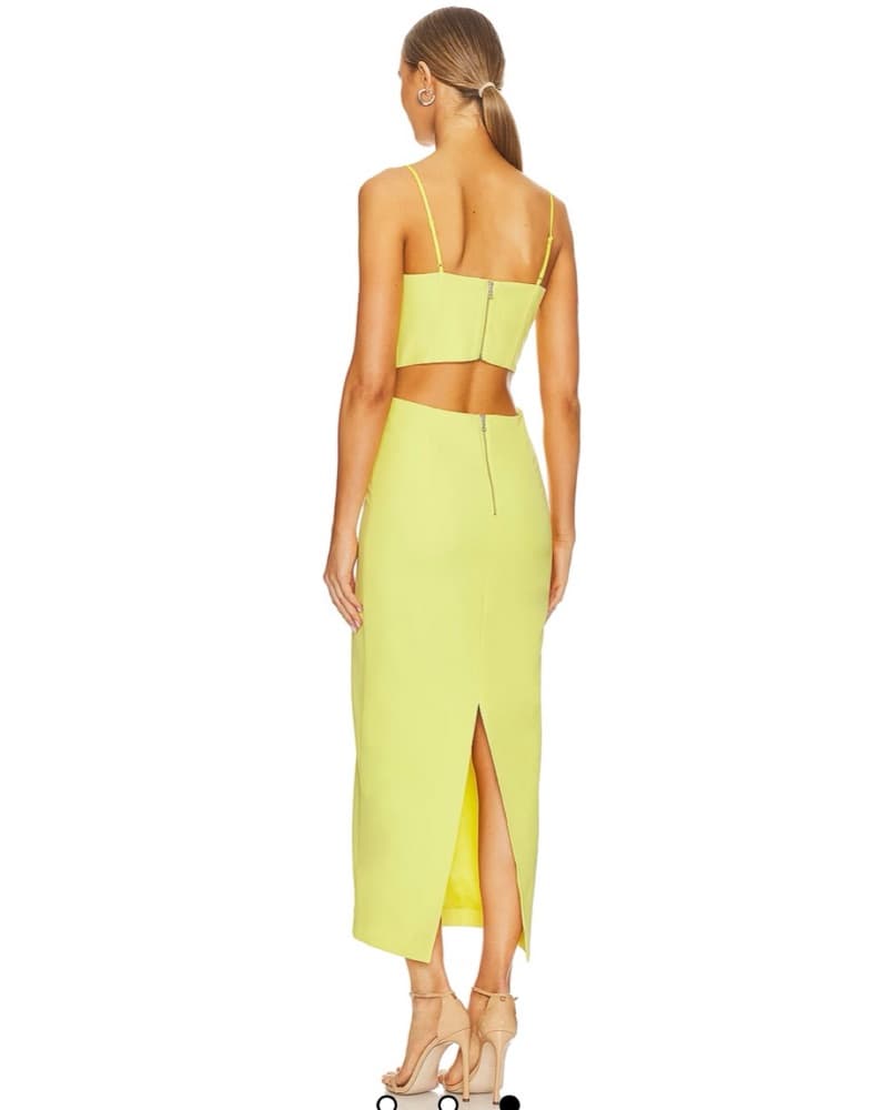 Revolve Yellow Formal Dress - Image 3