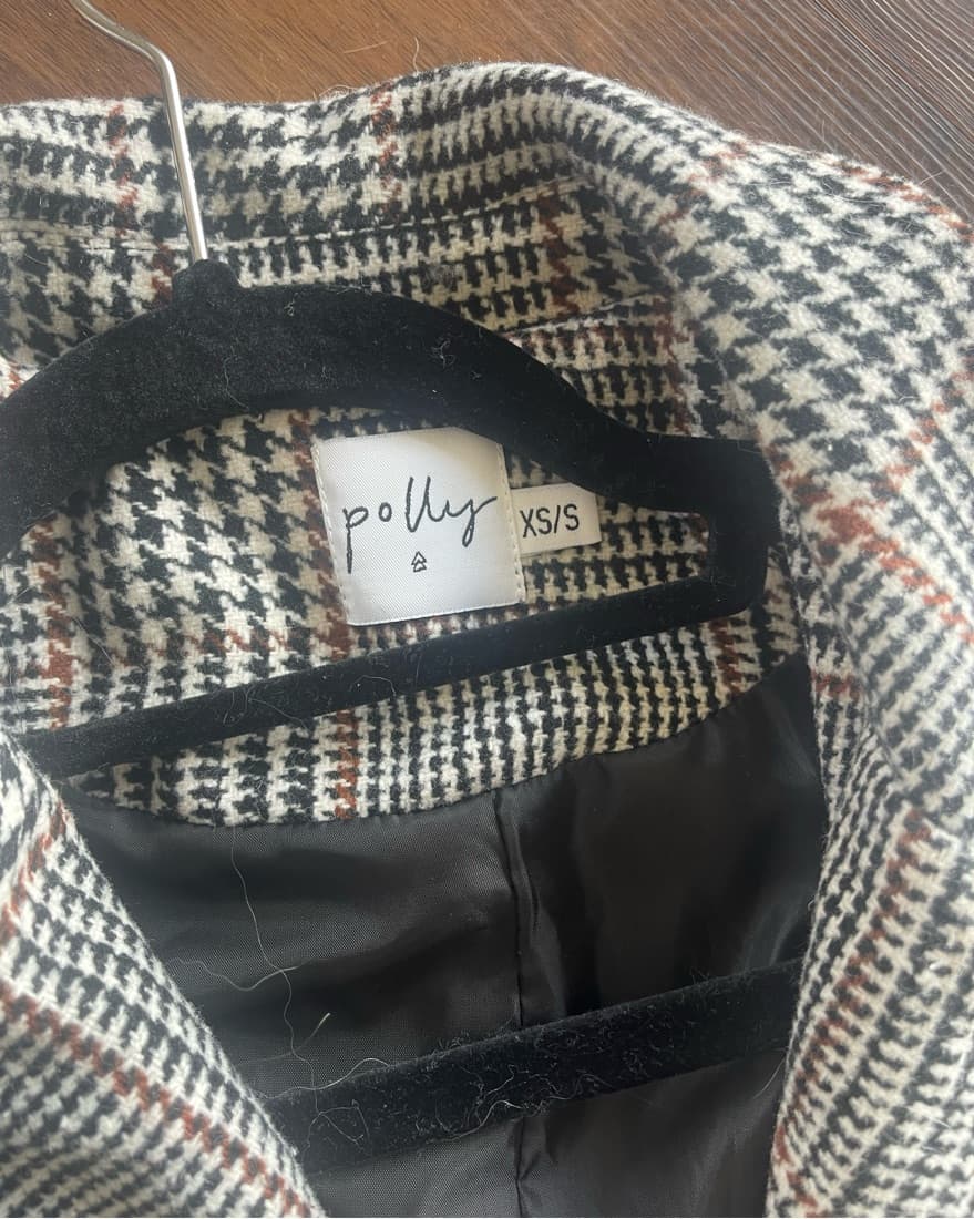 Long houndstooth jacket - Image 3