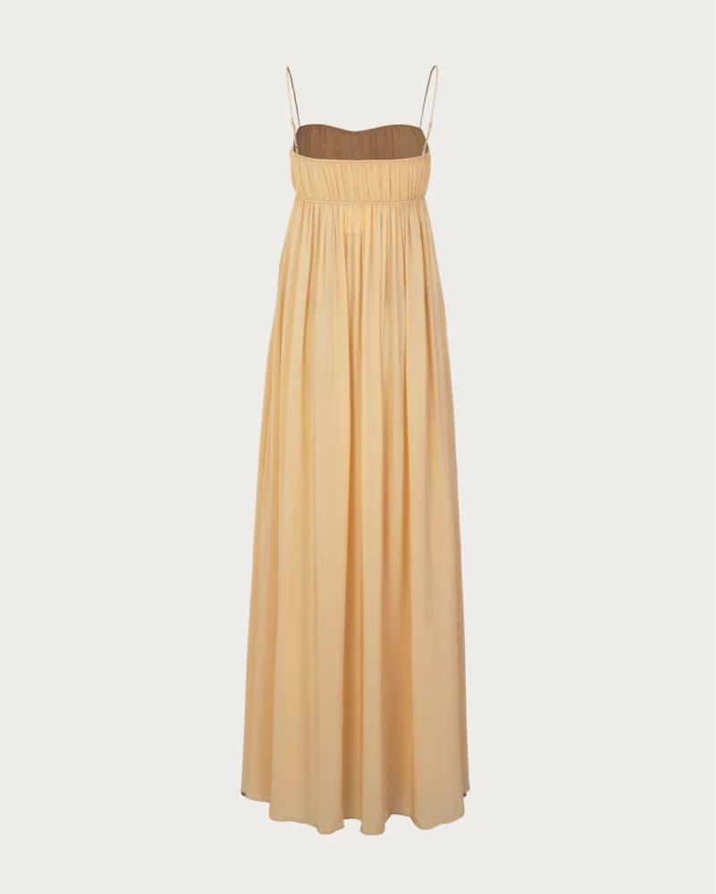 SAME ruched chiffon dress - Image 2