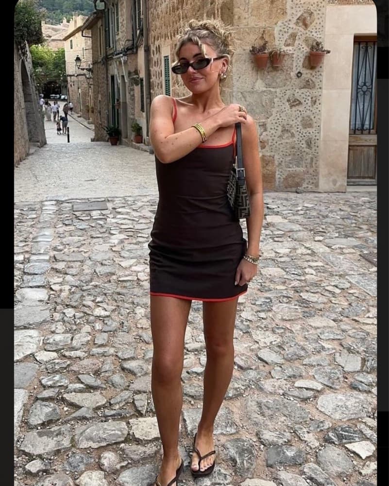 Colorblock Mini Dress - Image 3