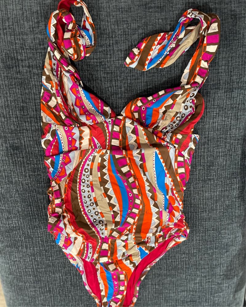 Emilio Pucci Tribal Swimsuit - Image 1