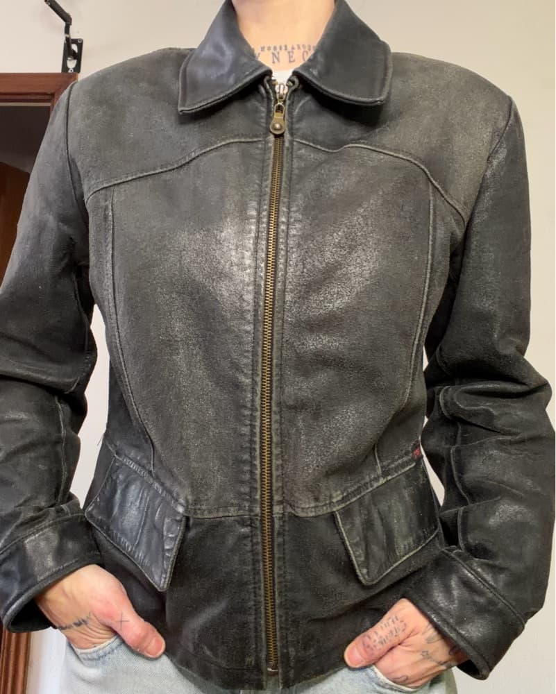 Vintage Guess Leather Jacket  ✨ Rare  - Image 2