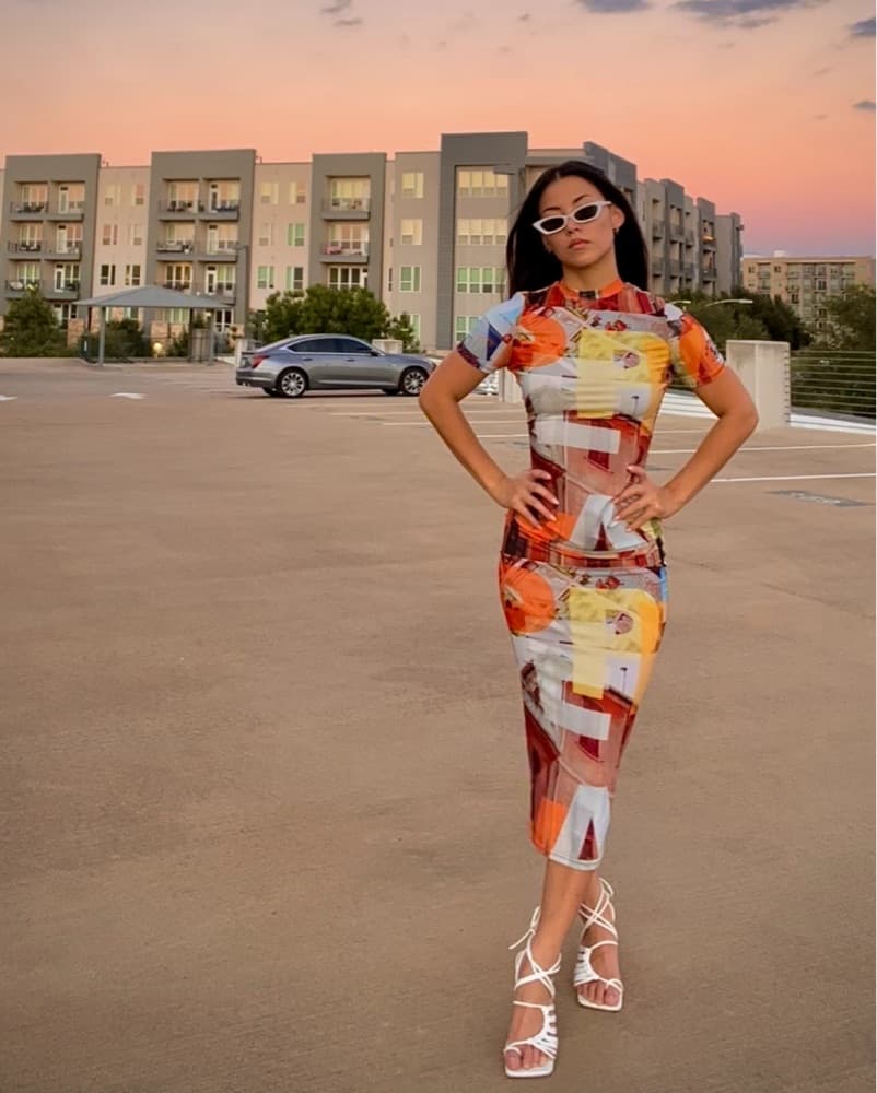 Pepper Mayo The City Maxi Bodycon Dress - Image 1