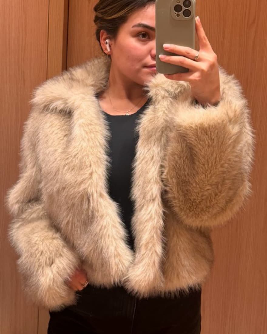 Faux Fur Coat - Image 3