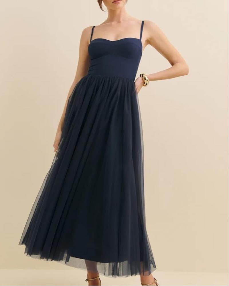 Blue Reformation Formal Dress - Image 1