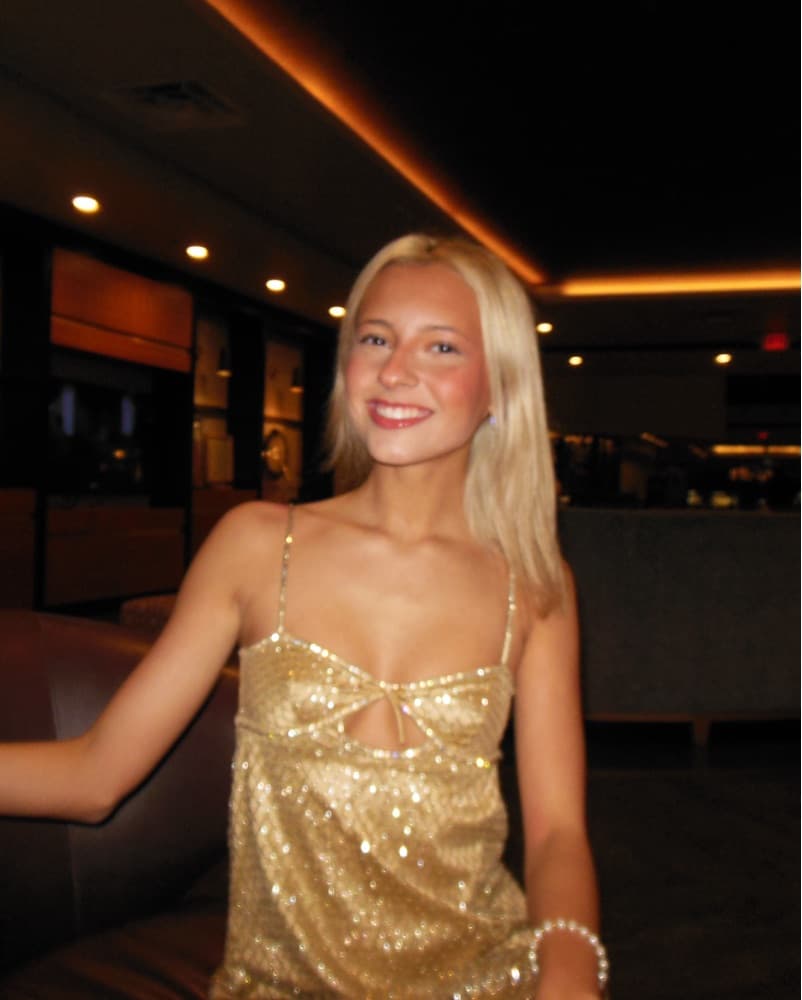 For Love And Lemons Glitter Slip Dress - Image 5