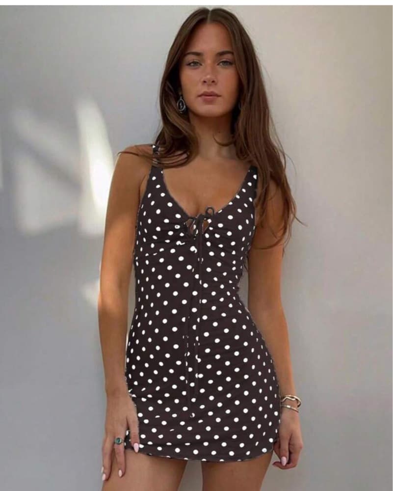 Chic Polka Dot Dress - Image 1