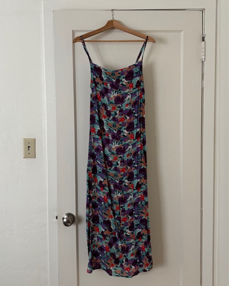 Floral Midi Dress With Adjustable Straps - Image 3