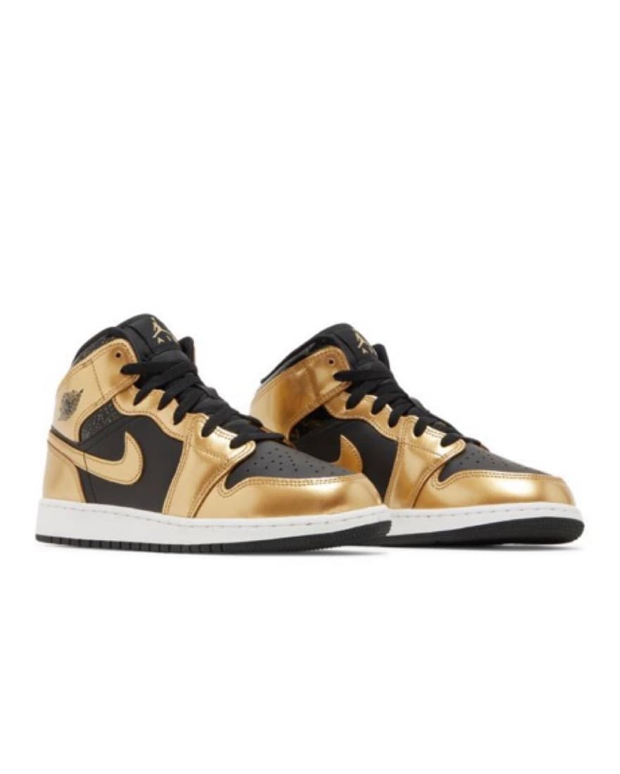 Air Jordan Metalic Gold Black Sneakers  - Image 4