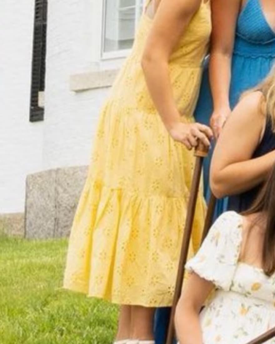 Yellow Chaps Dress - Image 3