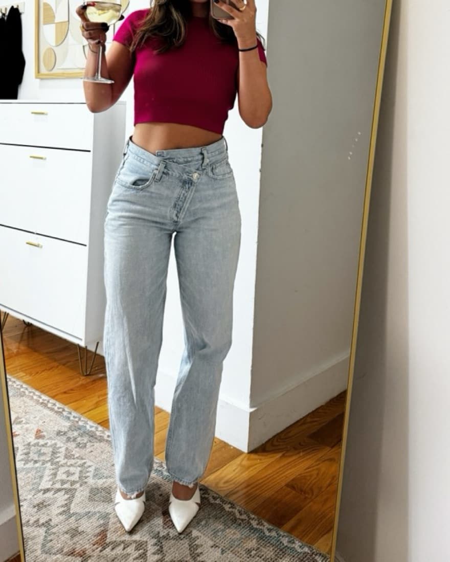 Criss Cross Agolde Jeans  - Image 3