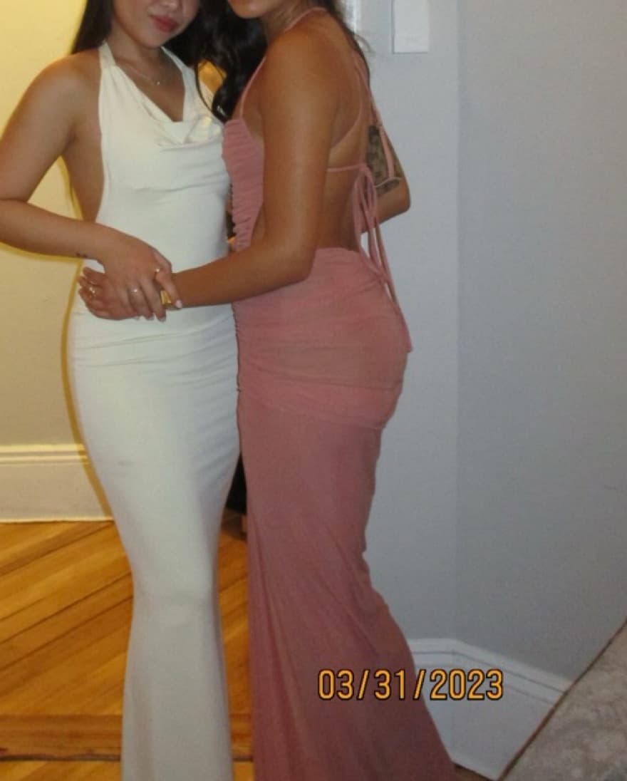 Michae Costello Pink Maxi Dress - Image 5