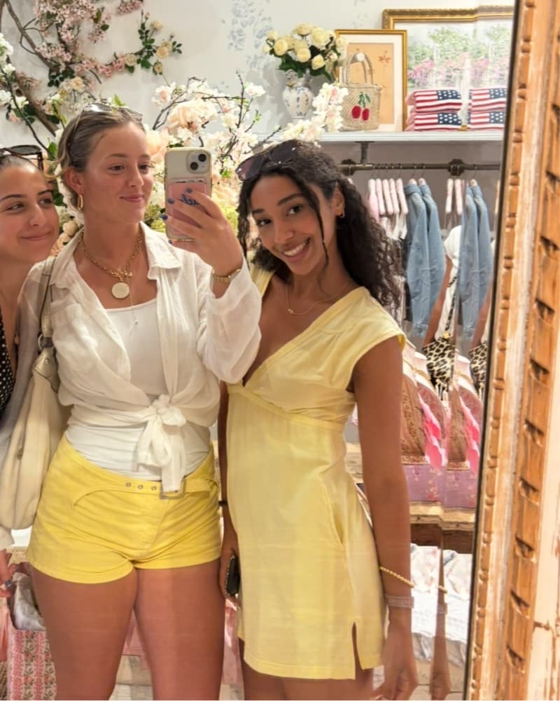 Yellow Mini Sundress - Image 2