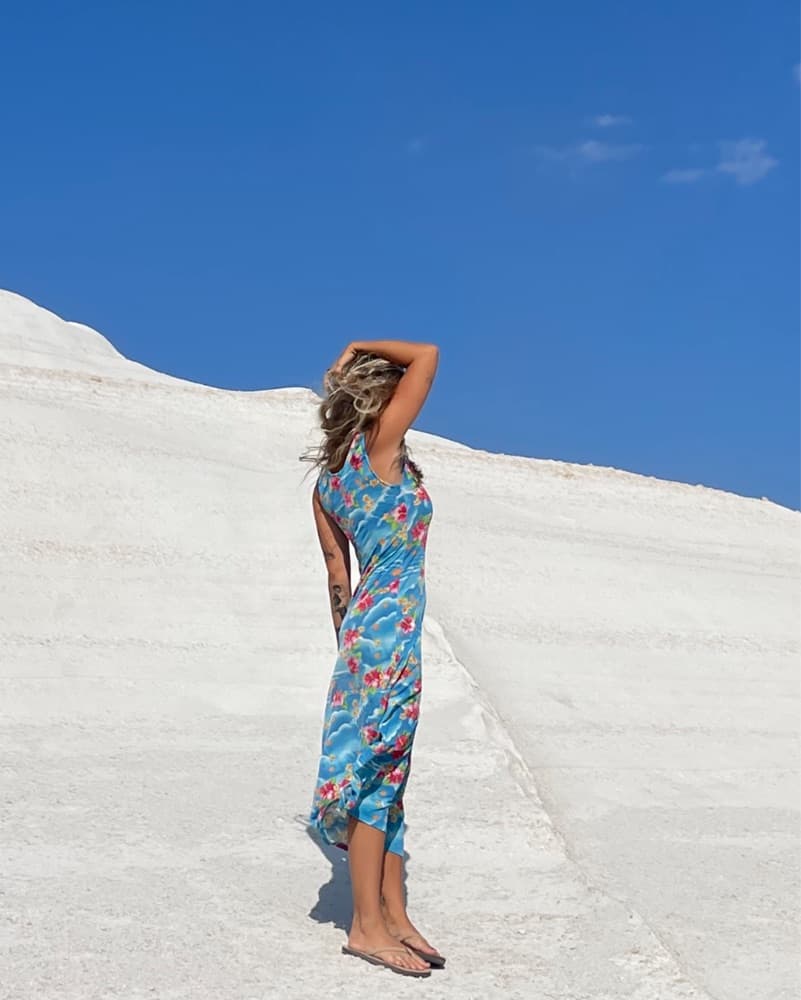 Vintage Summer Vacation Dress  - Image 2