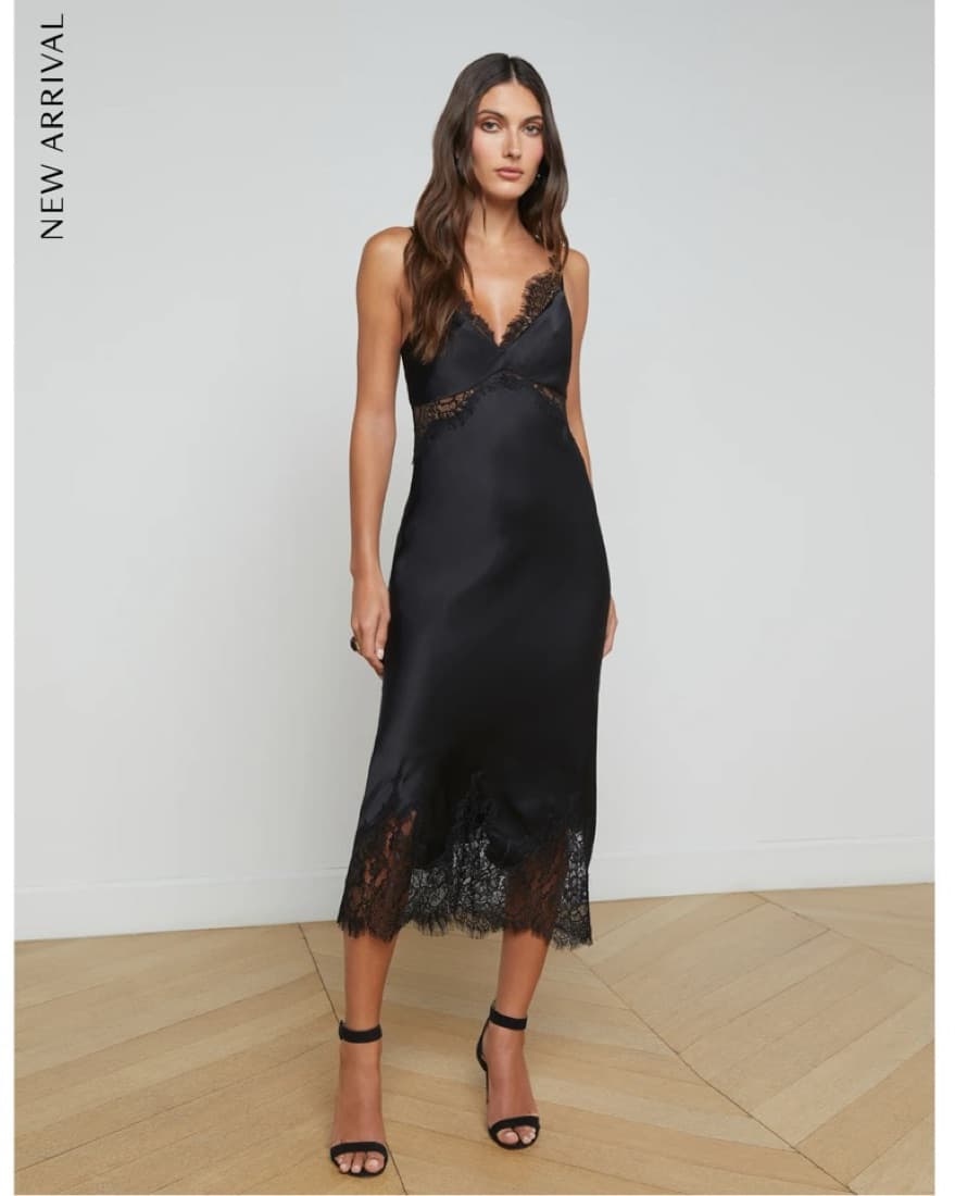 Lagence Scotly Silk Lace Dress - Image 3