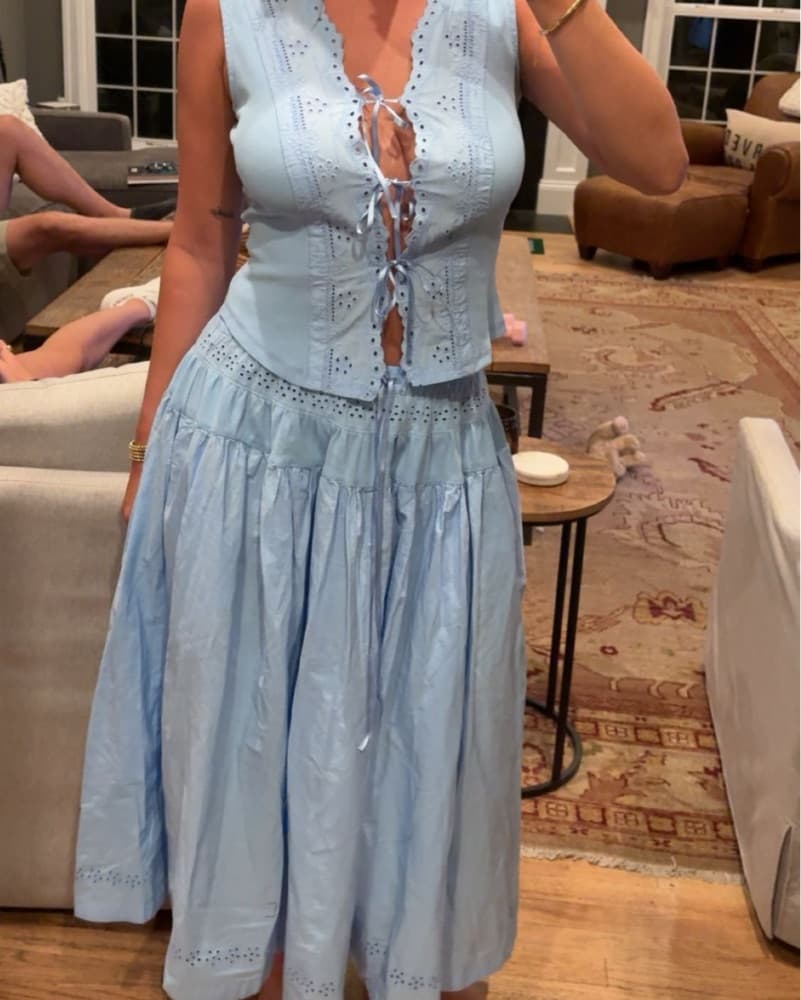 Free People Blue Matching Set - Image 2