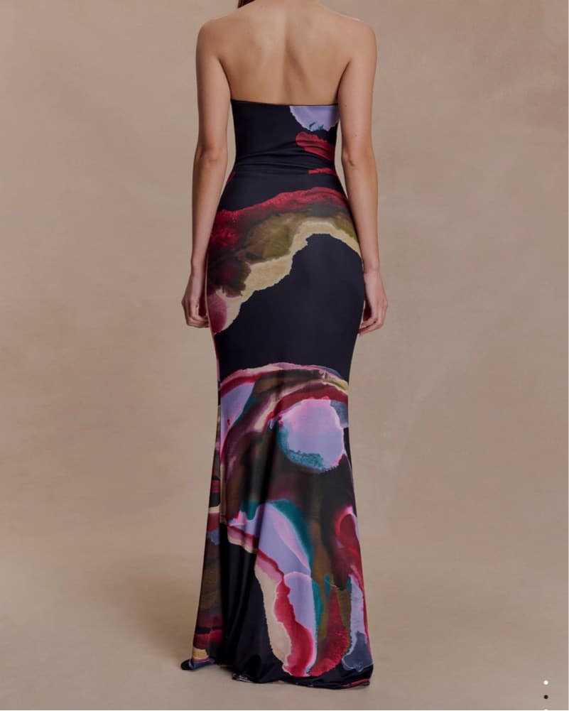 Stunning Printed Maxi Dress - Image 3