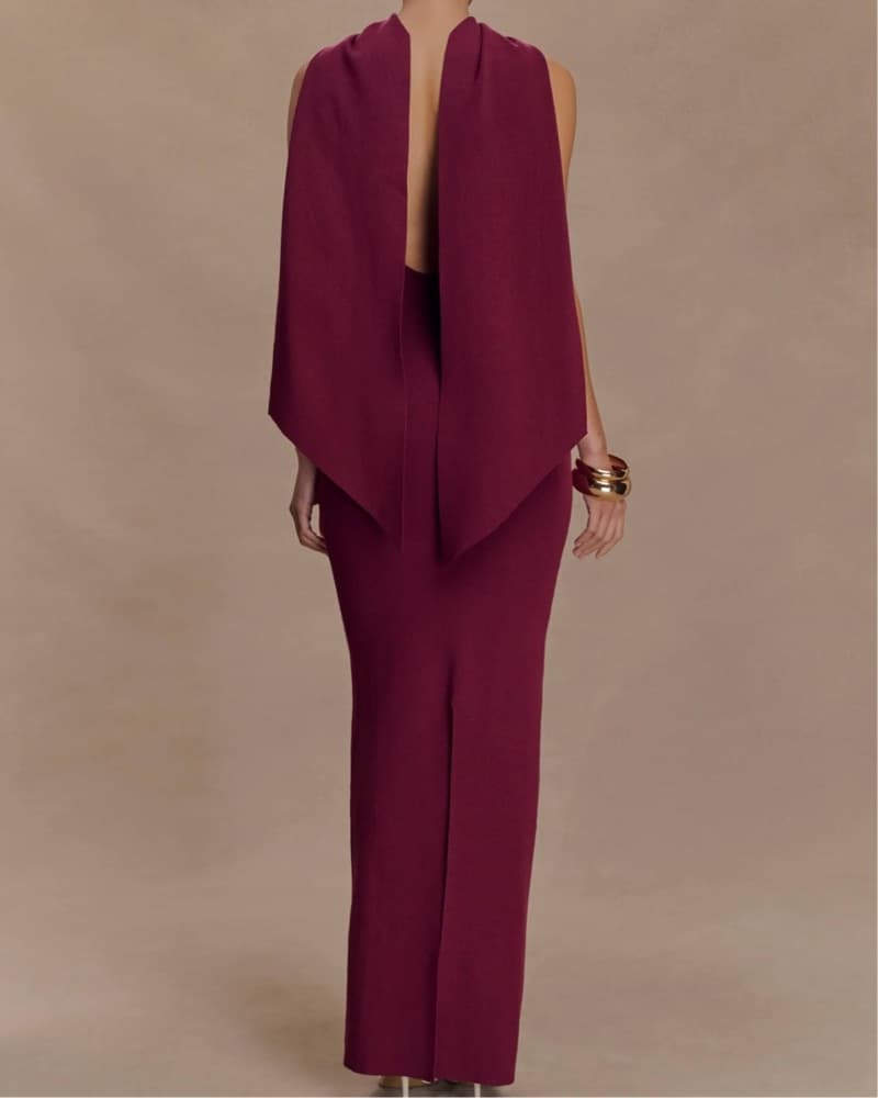 Meshki Darby Knit Scarf Maxi Dress  - Image 5
