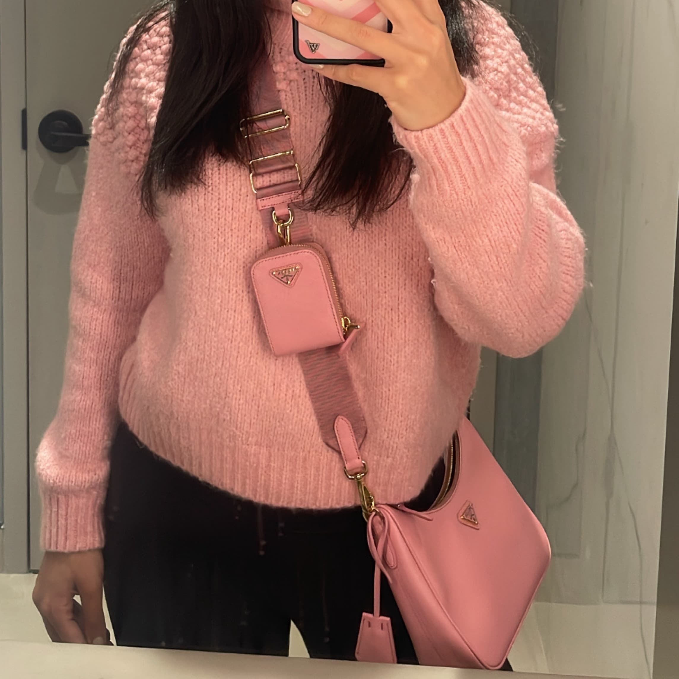 Prada Re-addition Bag In Pink - Image 1