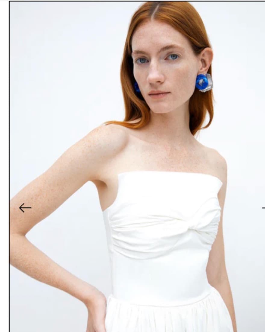 Tove White Juliet Dress In Ivory  - Image 2