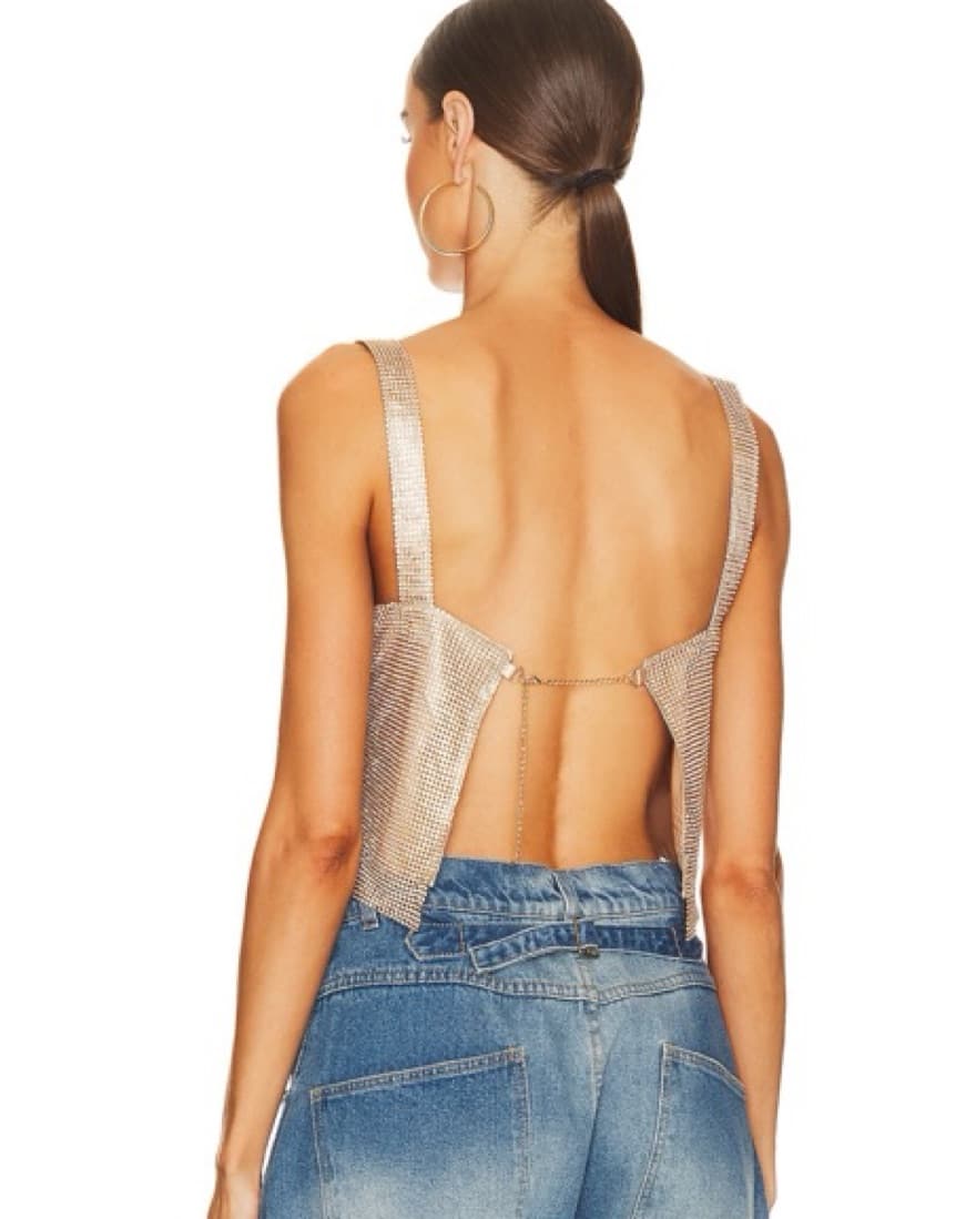 SNDYS Audrina Top In Gold - Image 3