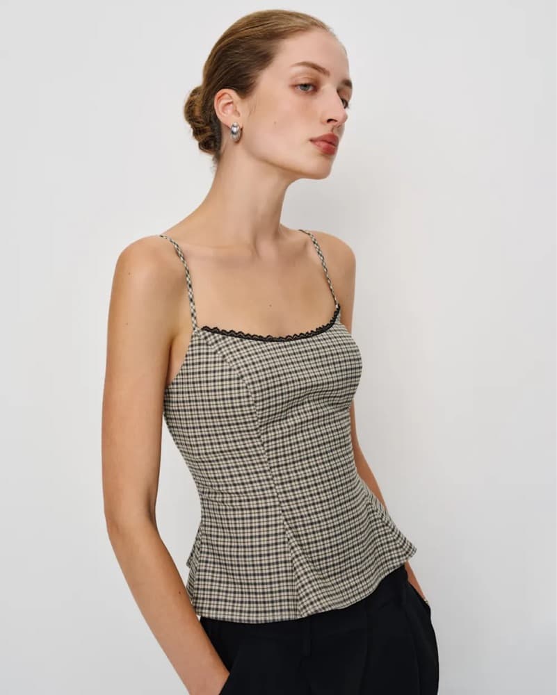 Reformation Plaid Top - Image 2