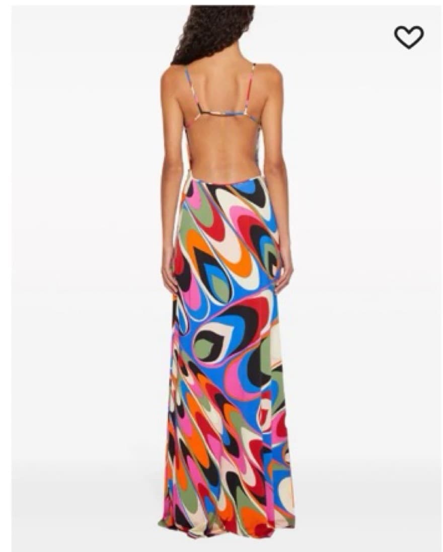 Pucci Onde Print Long Dress - Image 5