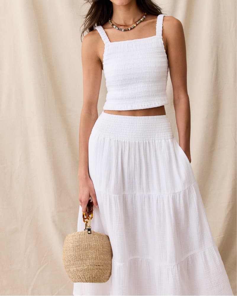 White Marine Layer Poplin Set - Image 1