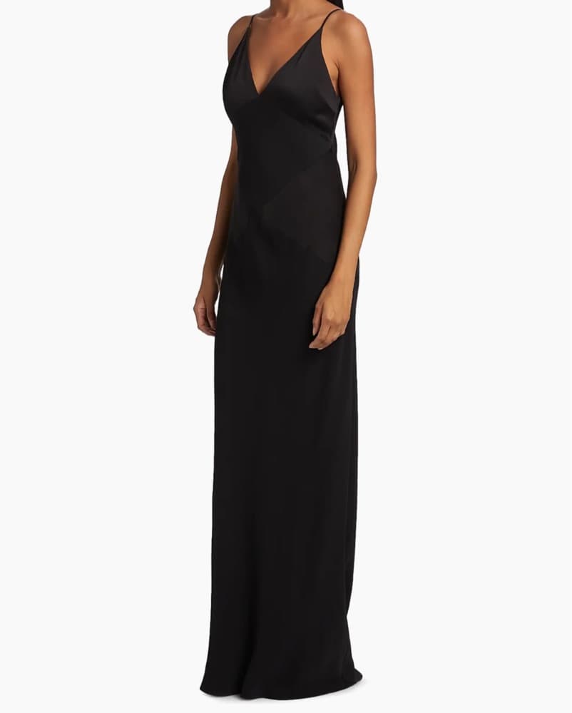 Veronica Beard Francis V Neck Maxi - Image 4
