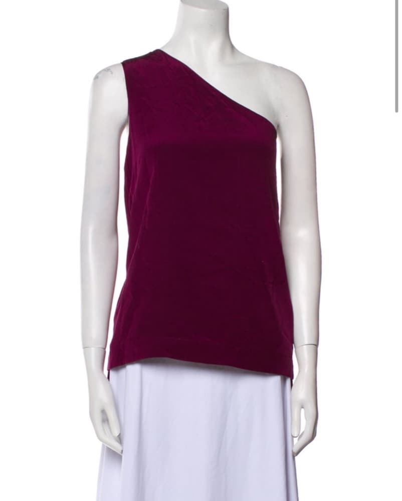 Purple Tibi Off Shoulder Top - Image 1